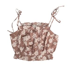 Womans Cropped Tank Top Size Large